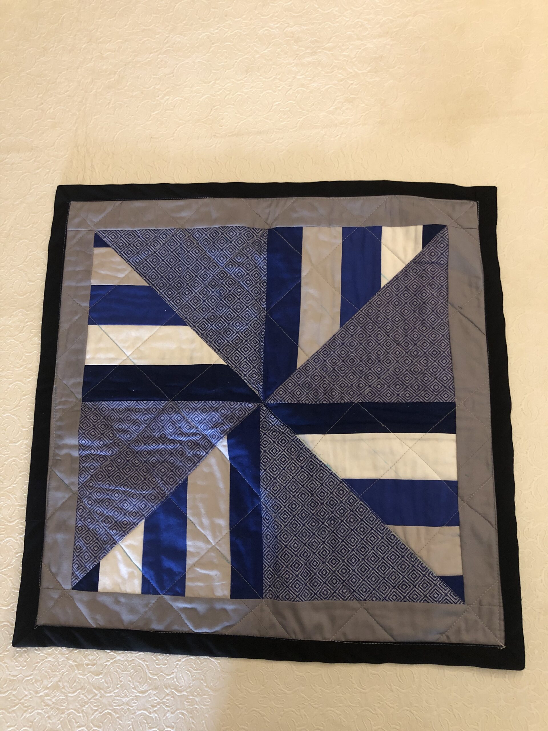 SAILOR BLUES PINWHEEL
Modern, Machine Quilted
Number #2
